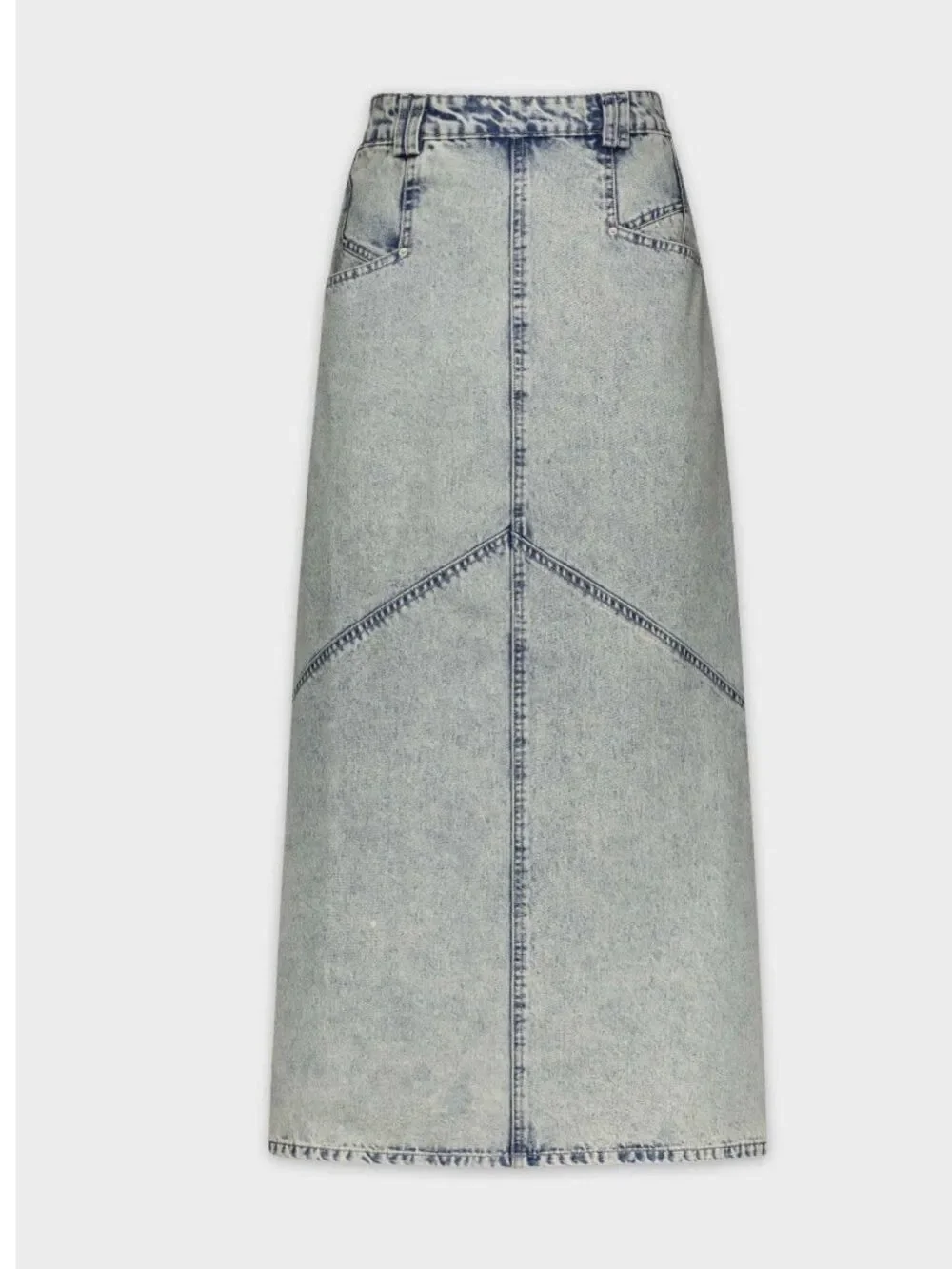 Meli Gray Denim Maxi Skirt size 6